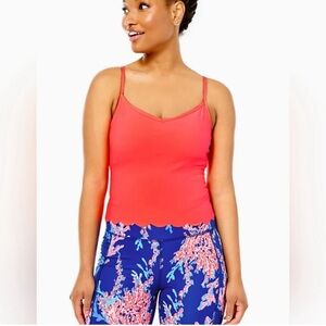 Lilly Pulitzer UPF 50+ Luxletic Cassis Scallop Tank 💗